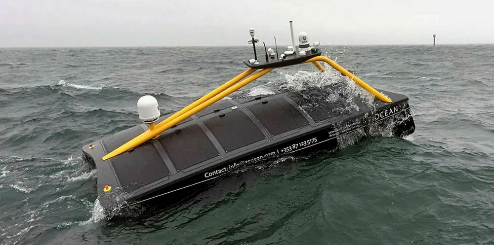 XOCEAN's remotely operated survey vessel at SSE's Greater Gabbard offshore wind farm