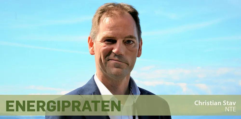 En langsiktig finansiering av energiproduksjon over statsbudsjettet er ikke politisk gjennomførbart, mener konsernsjef Christian Stav i NTE.