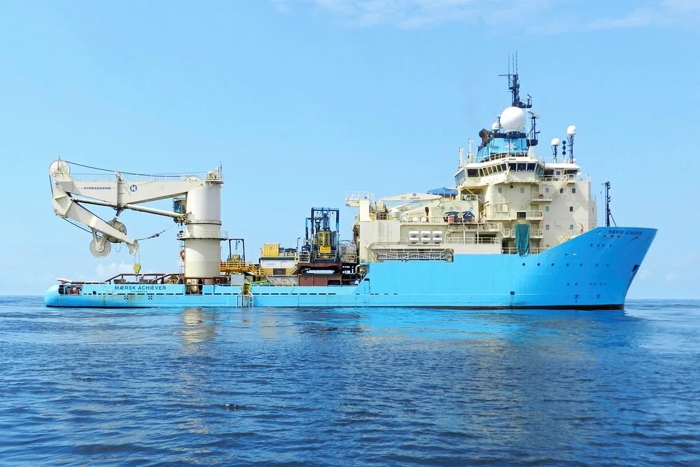 Ready for work: Maersk Achiever