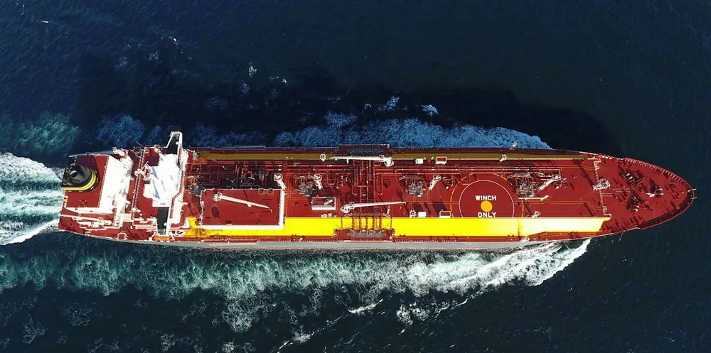 Rates for LNG carriers are on an upward roll ... for now.