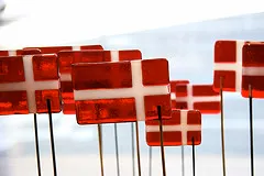 Flagged up: Denmark's reserves tally