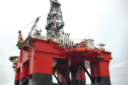 Closely watched: Seadrill semisub West Pegasus drills for Pemex at Tiaras