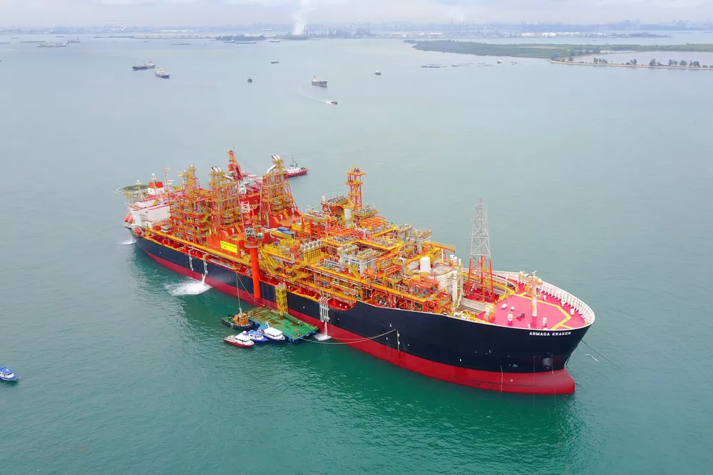 The Armada Kraken FPSO working on the Kraken field