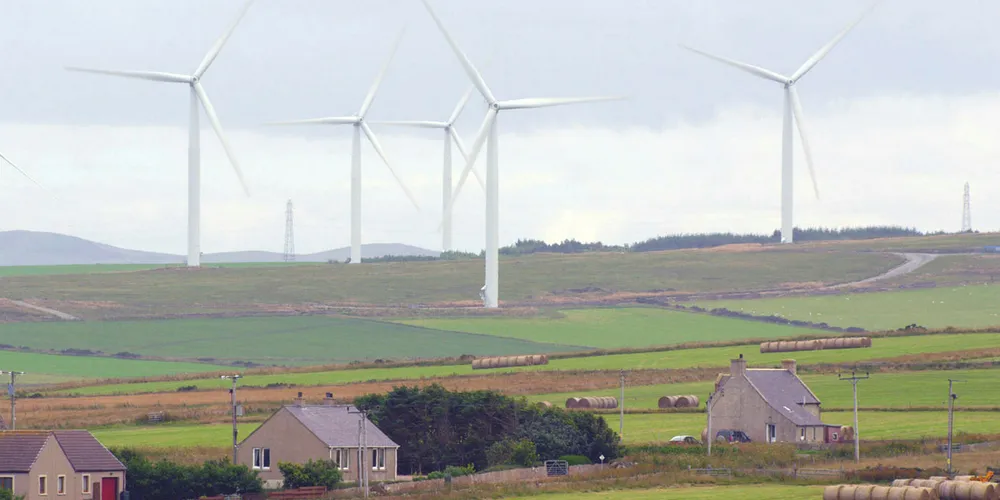 Statkraft's Baillie wind farm in Scotland, home to the majority of the UK's onshore capacity. Pic: Statkraft