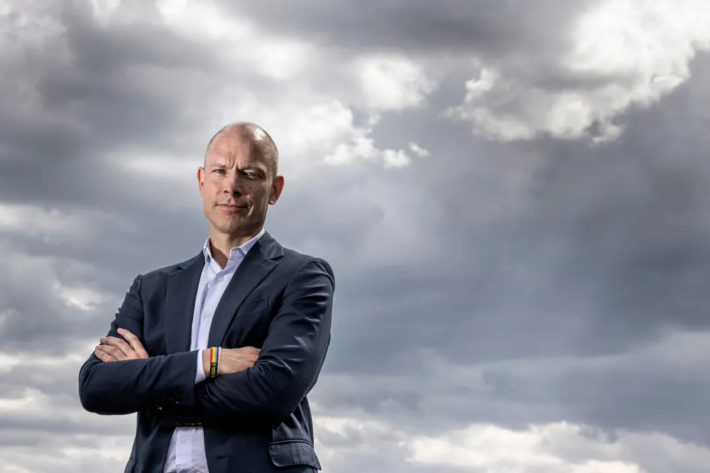 Det er advokatfirmaet Thommessen som ser størst fall i størrelsen på transaksjonsoppdragene, ifølge nye tall. Sverre Tyrhaug er toppsjef i Thommessen.