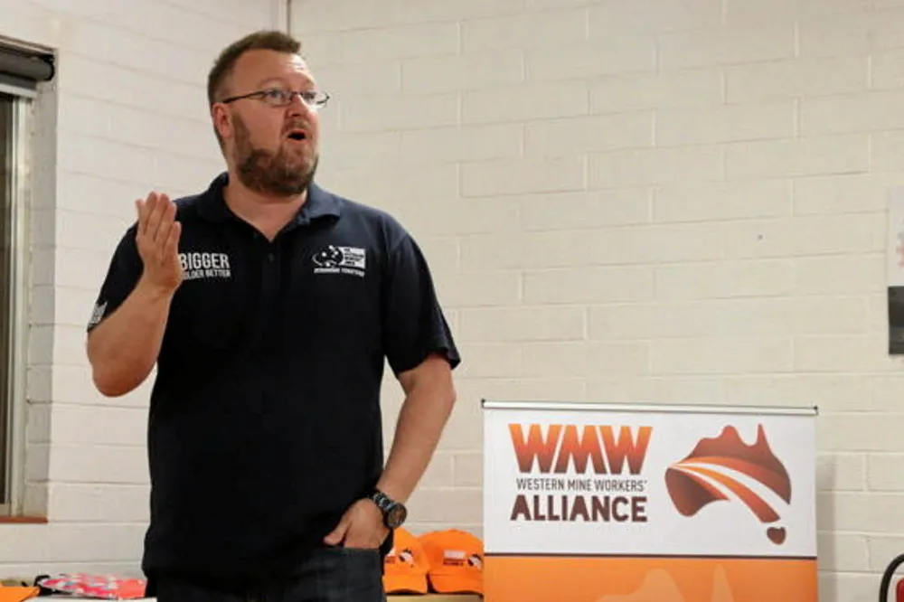 Increased remuneration: Offshore Alliance spokesman Brad Gandy hails deal for Chevron Australia’s workers.