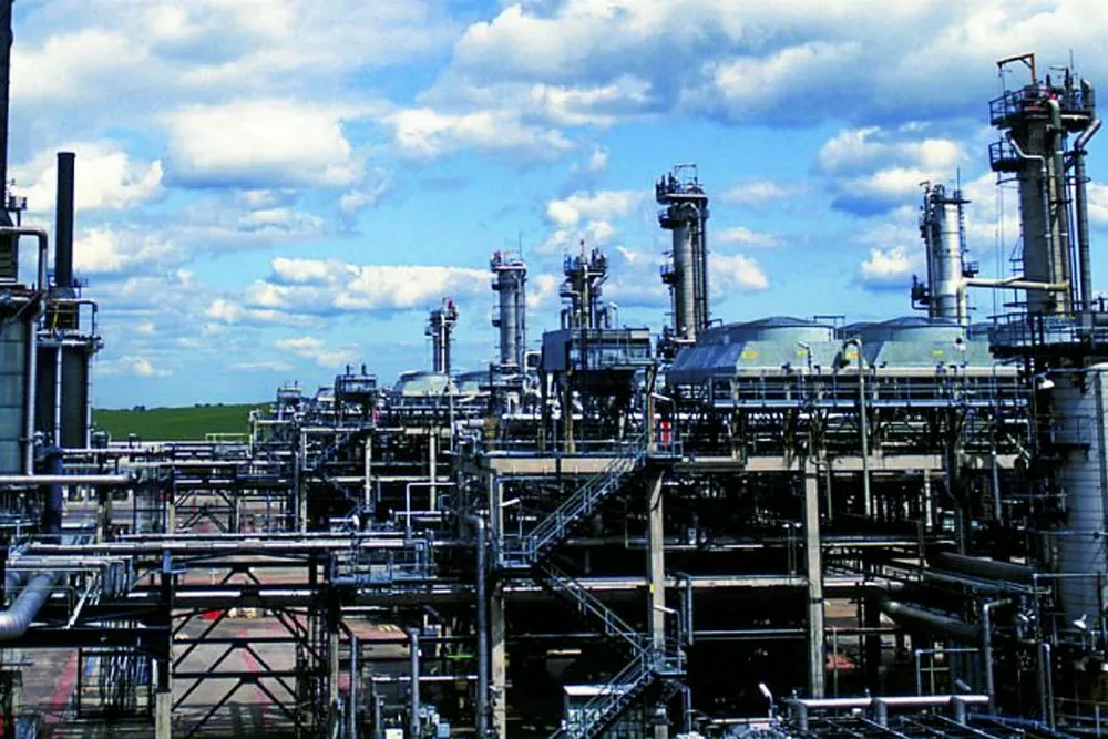 Emissions: the St Fergus facility in Scotland