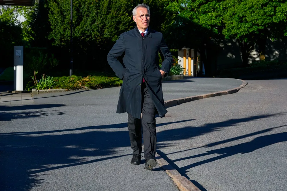 Finansminister Jens Stoltenberg (Ap) la torsdag frem revidert nasjonalbudsjett.