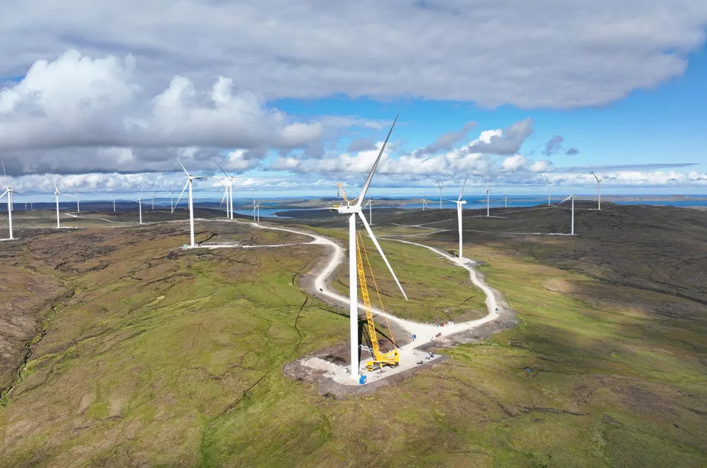 SSE Renewables finished installing turbines at its 443MW Viking Wind Farm in Scotland last month, taking the UK's wind power capacity past 30GW.