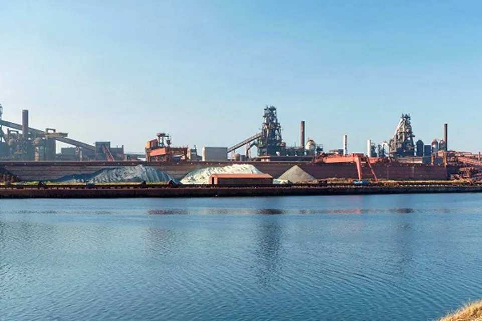 ArcelorMittal's steelworks in Dunkirk, France.