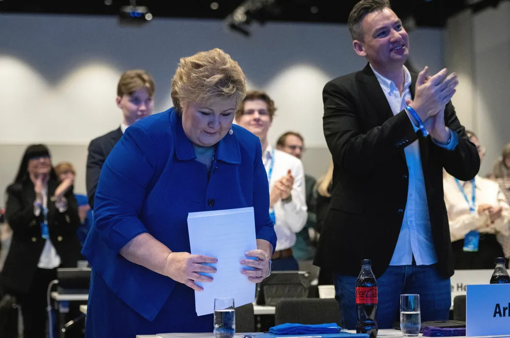 Norwegian Conservative Party First Deputy Leader Henrik Asheim (pictured right, with Conservative Party leader Erna Solberg) says aquaculture could be "one of the really big growth industries in the Norwegian economy" but requires "a tax system that unleashes the growth and creative power that lies along the entire coast."