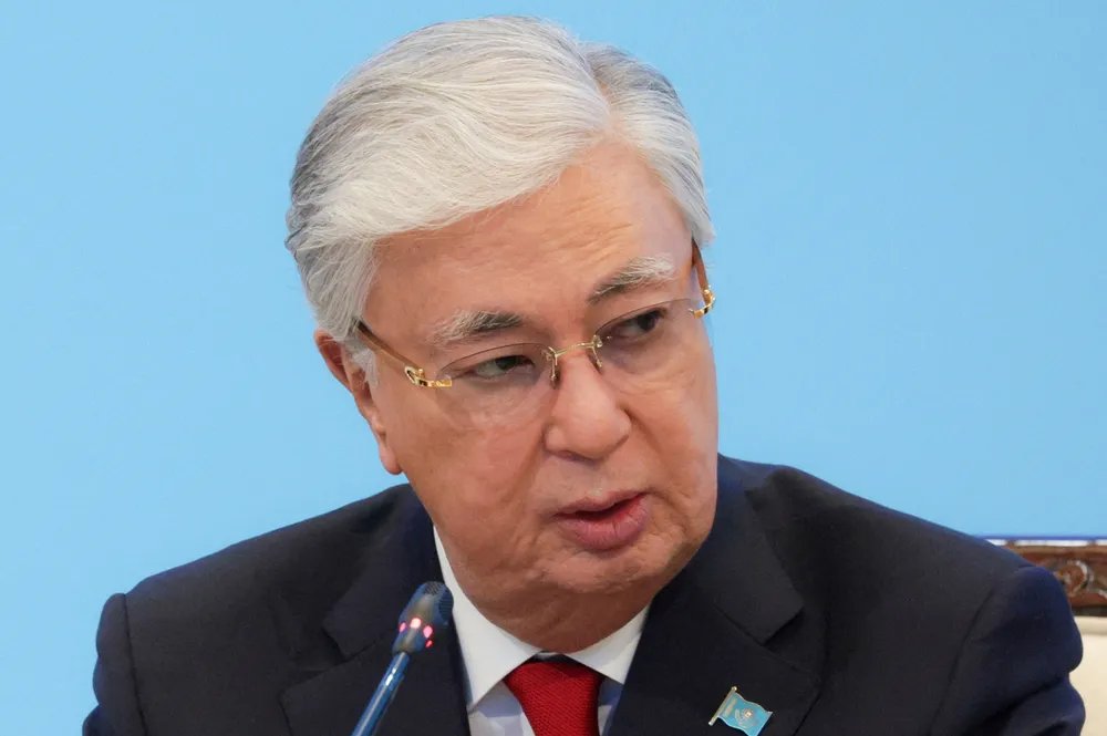 Kazakhstan President Kassym-Jomart Tokayev.
