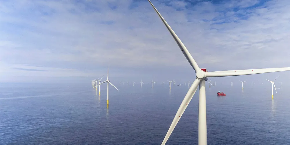 SGRE 6MW SWT-6.0-154s at Dudgeon wind farm off UK |
