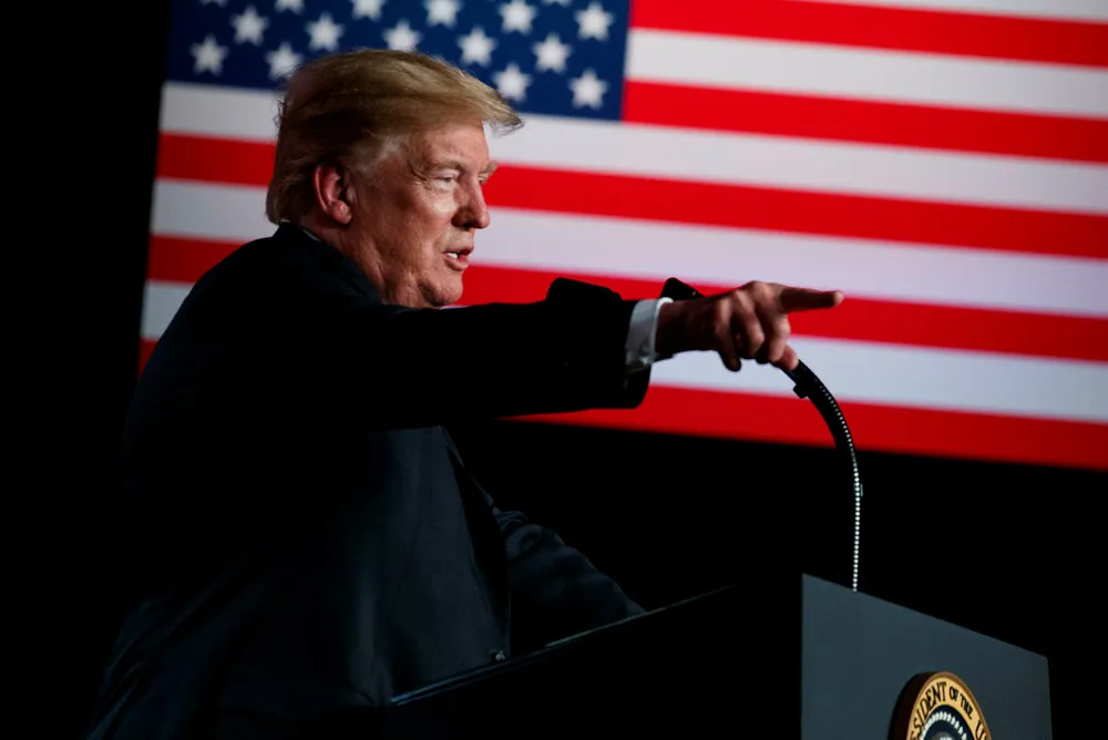 Pointing the finger: US President Donald Trump has accused Opec of driving up fuel prices