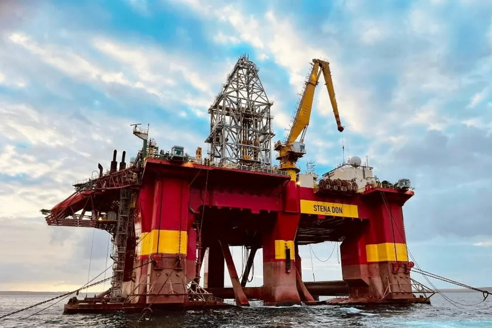Two-well campaign: the semi-submersible Stena Don is working for Chariot offshore Morocco