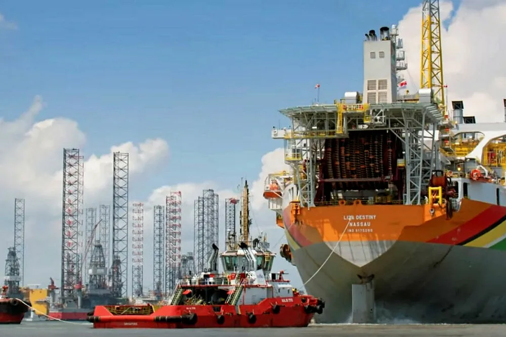On her way: the Liza Destiny is en route to the Stabroek block off Guyana