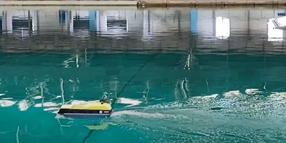 The Survivor Class undergoing tank tests.