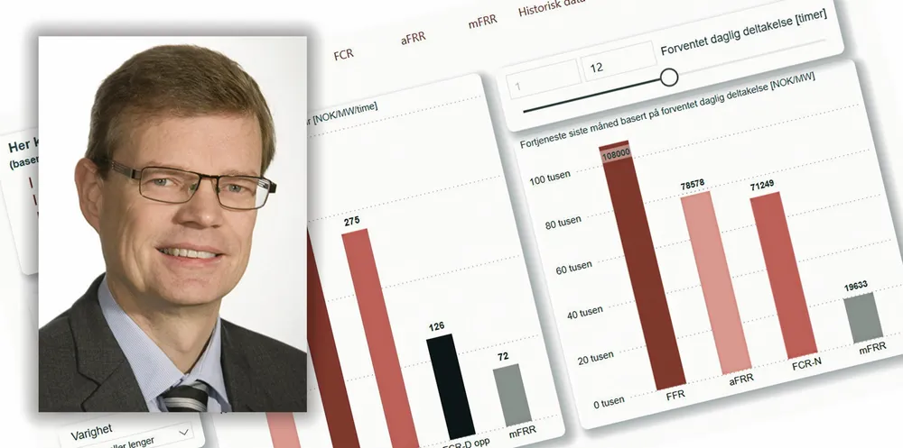 Med reservemarkedskalkulatoren kan man nå estimere hvor mye man kan tjene på å være fleksible med kraftforbruket eller kraftproduksjonen sin, sier Bjørn Harald Bakken i Statnett.