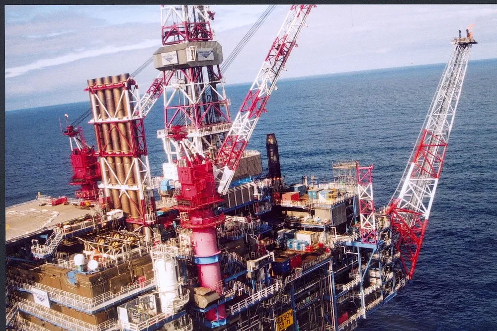 Taken off: Shell has flown non-essential staff off the Nelson platform after a power outage