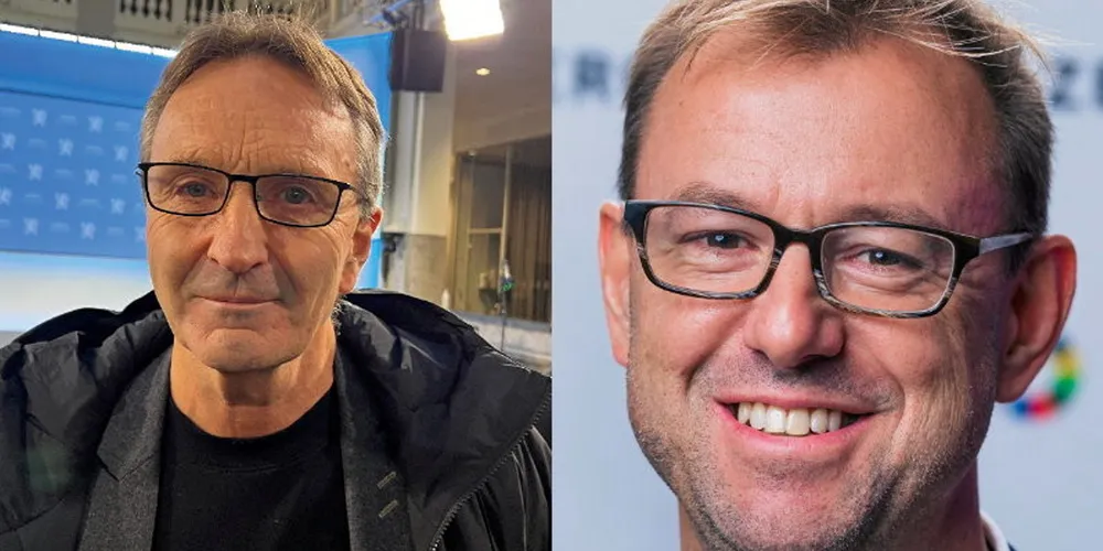 Risikerer at bare ett av tre havvindområder på Utsira Nord blir bygget ut. Arne Jakobsen i Norwea og Jon Evang i Energi Norge.