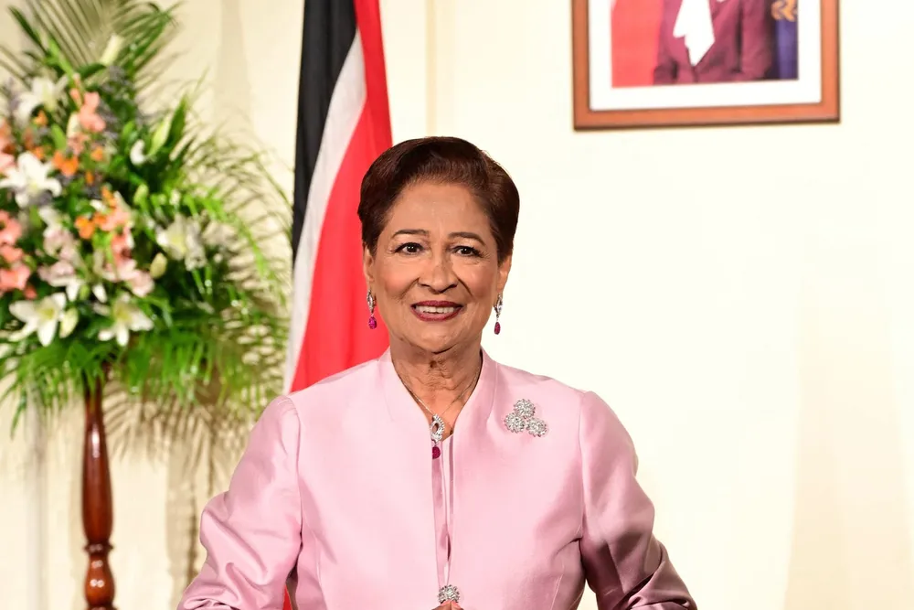 Trinidad & Tobago Prime Minister, Kamla Persad-Bissessa.