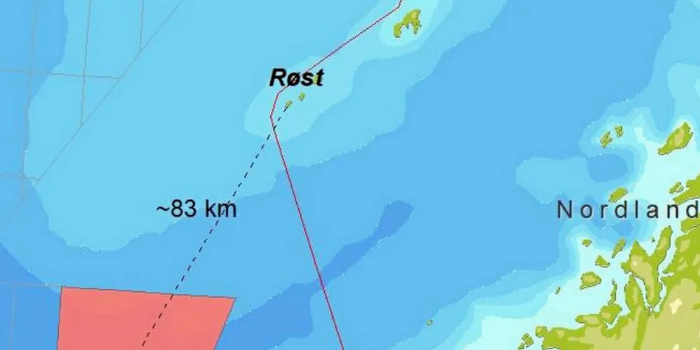 NÆRT LOFOTEN: I det røde feltet har Wintershall DEA fått tillatelse til å bore en letebrønn.