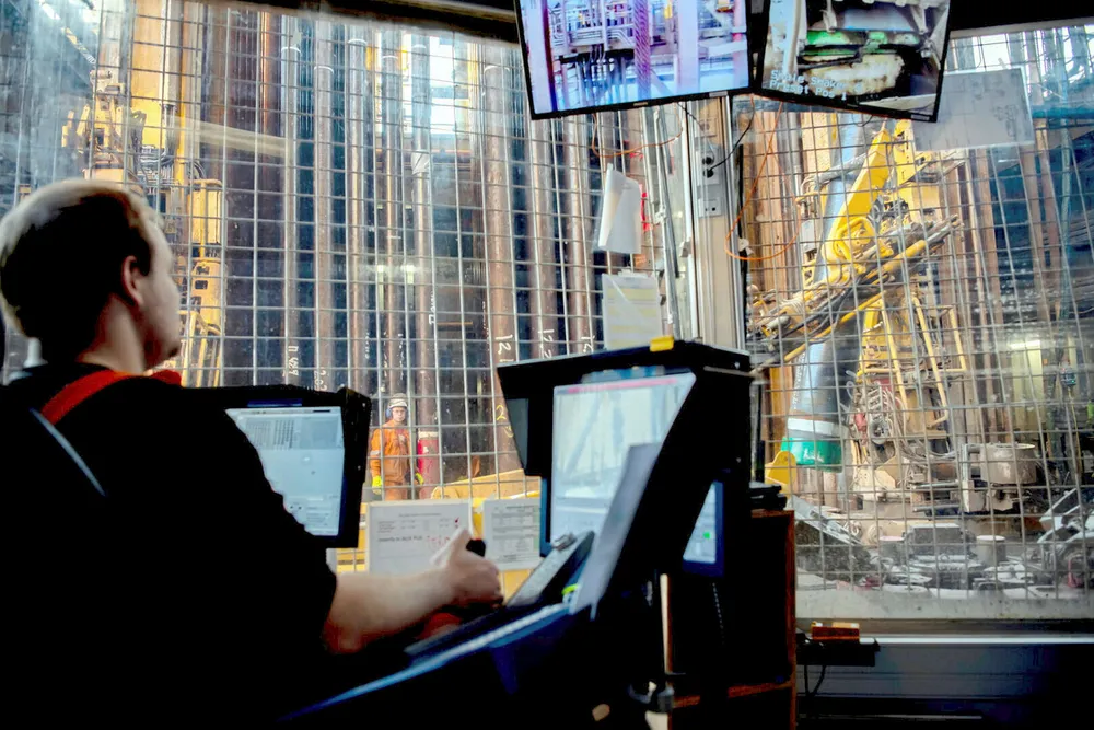 Taking control: electronic control systems such as those used on the rig Maersk Invincible are being used to boost efficiency and cut emissions