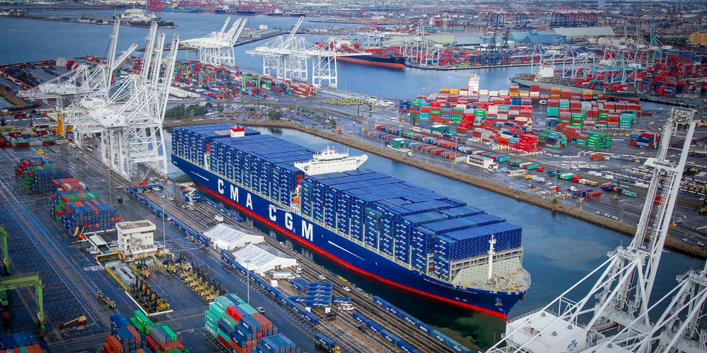 The 17,859-teu CMA CGM Benjamin Franklin (built 2015) has suffered the loss or damage of at least 70 containers in rough seas off South Africa.