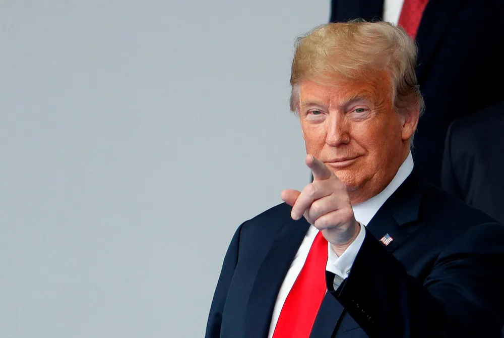 Michael Cohn tok opp en samtale mellom ham selv om Donald Trump uten den nåværende presidentens samtykke. Foto: Geoffroy Van der Hasselt/AFP/NTB Scanpix