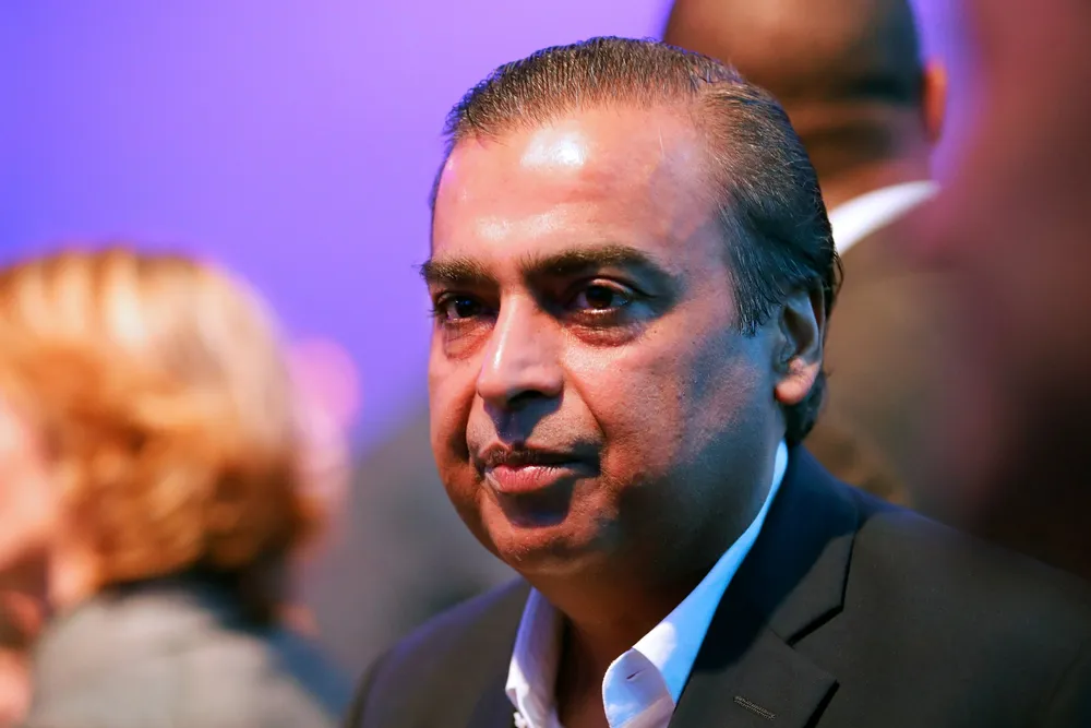 Reliance Industries chairman Mukesh Ambani.