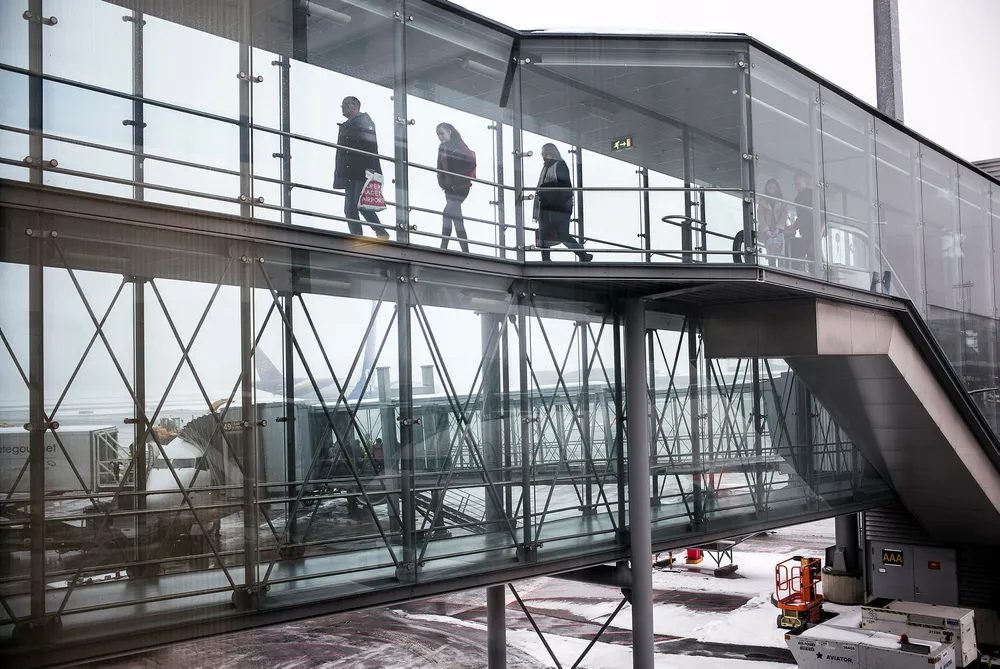 Oslo lufthavn har satt ny passasjerrekord. Foto: Gunnar Blöndal