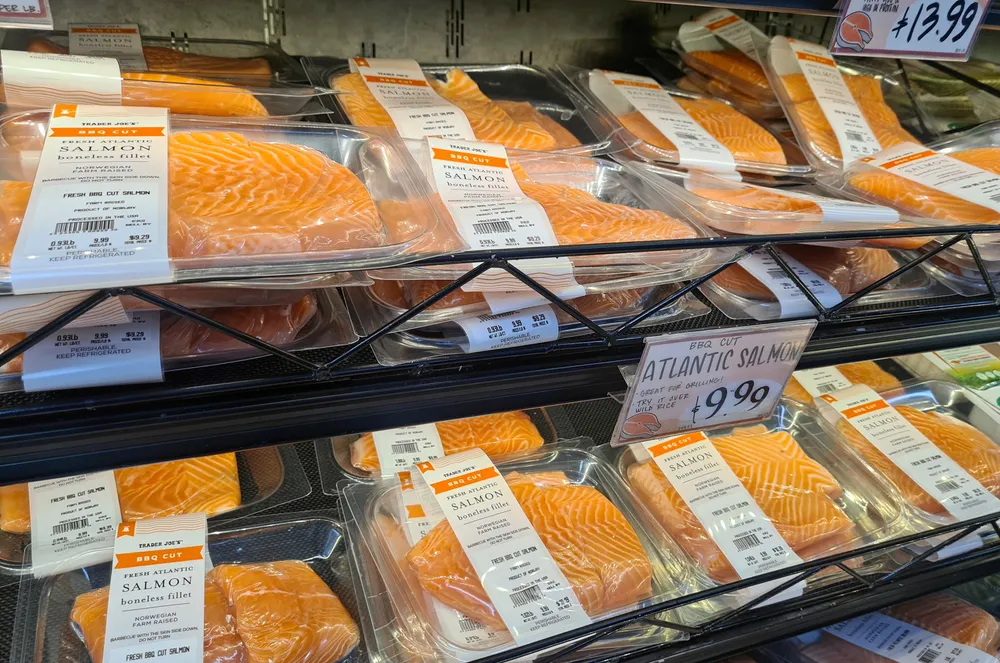 There is good demand for larger salmon but supplies of the fish are short at the moment.