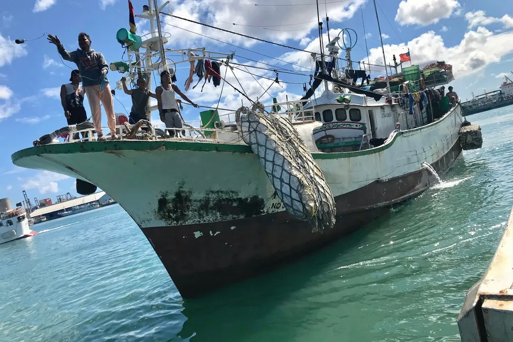 The complaint alleges a range of abuse for workers aboard vessels supplying Bumble Bee.