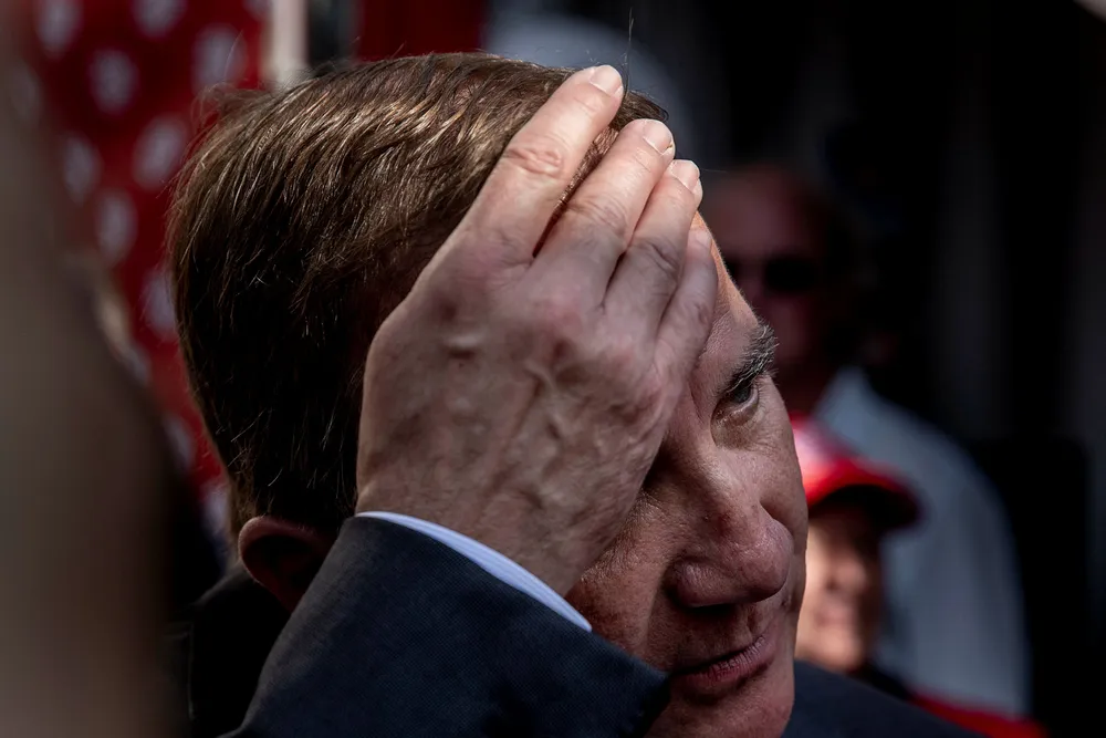 Valgkampen har vært en stor hodepine for Stefan Löfven og Socialdemokraterna. På meningsmålingene får de en oppslutning på under 25 prosent. Det kan ende i tidenes verste valg for partiet.