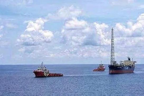 The FPSO MTC Ledang at its previous assignment on the Ophir field
