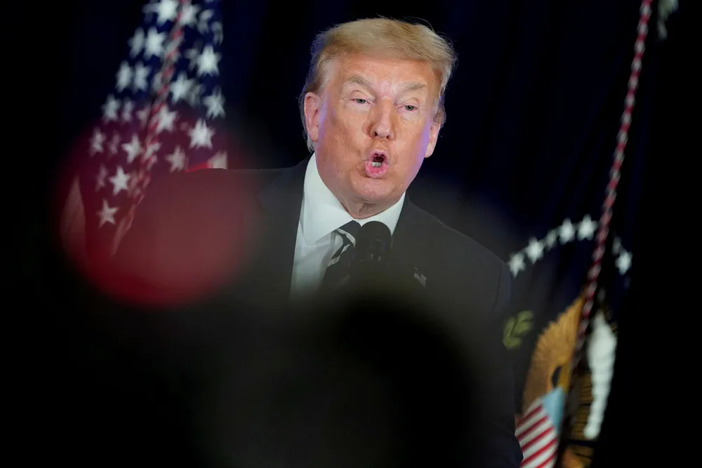 President Donald Trump åpner republikanernes landsmøte mandag.