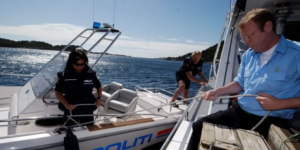 Politiet har investert i ny båt, men vil ikke ut med informasjon om maksfarta. Illustrasjonsfoto: Øyvind Adrian Skogmo