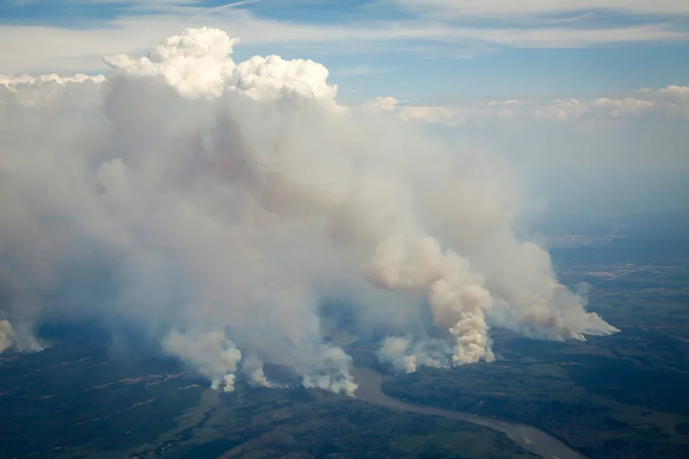 Spreading: The Fort McMurray fire