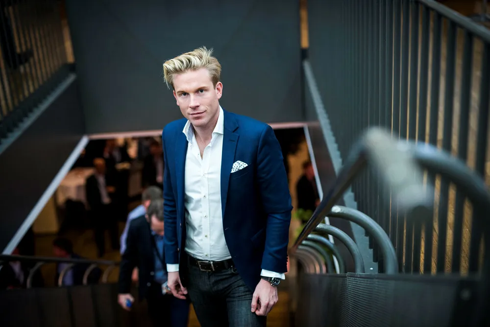 Christoffer Hernæs i blir styreleder i Quantfolio. I Skandiabanken har han tittelen «Chief Digital Officer». Foto: Skjalg Bøhmer Vold
