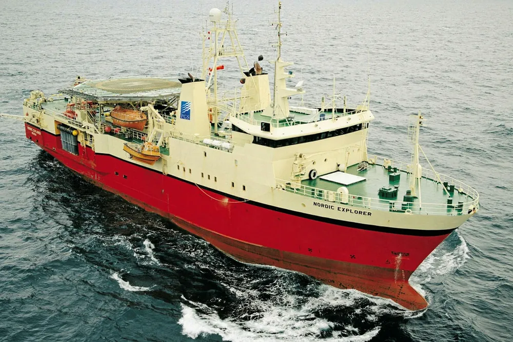 New job: for Nordic Explorer, previously owned by PGS