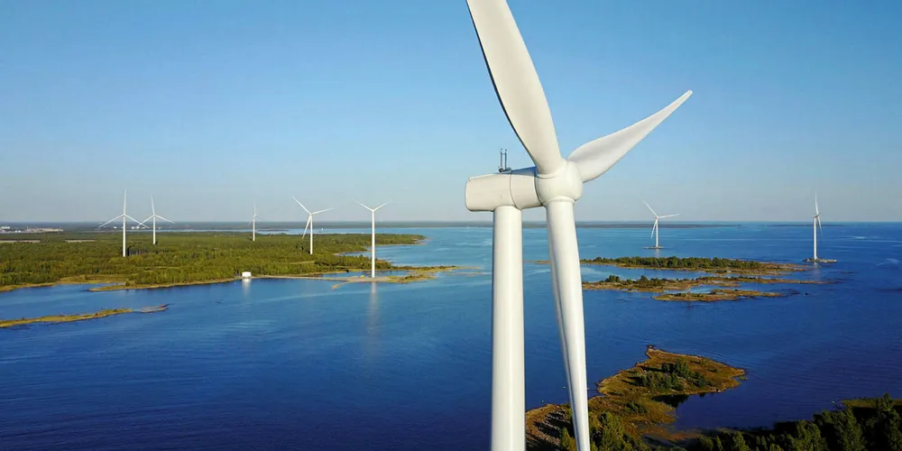 OX2's Ajos wind farm in Finland.