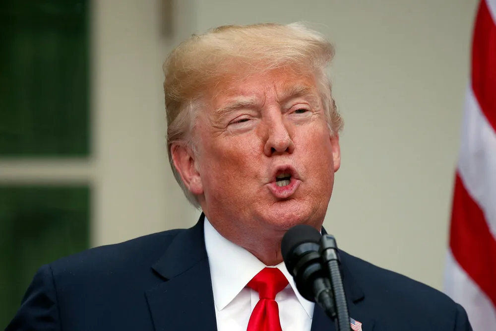 President Donald Trump raser igjen på Twitter, denne gangen mot Twitter. Foto: Alex Brandon/AP/NTB Scanpix