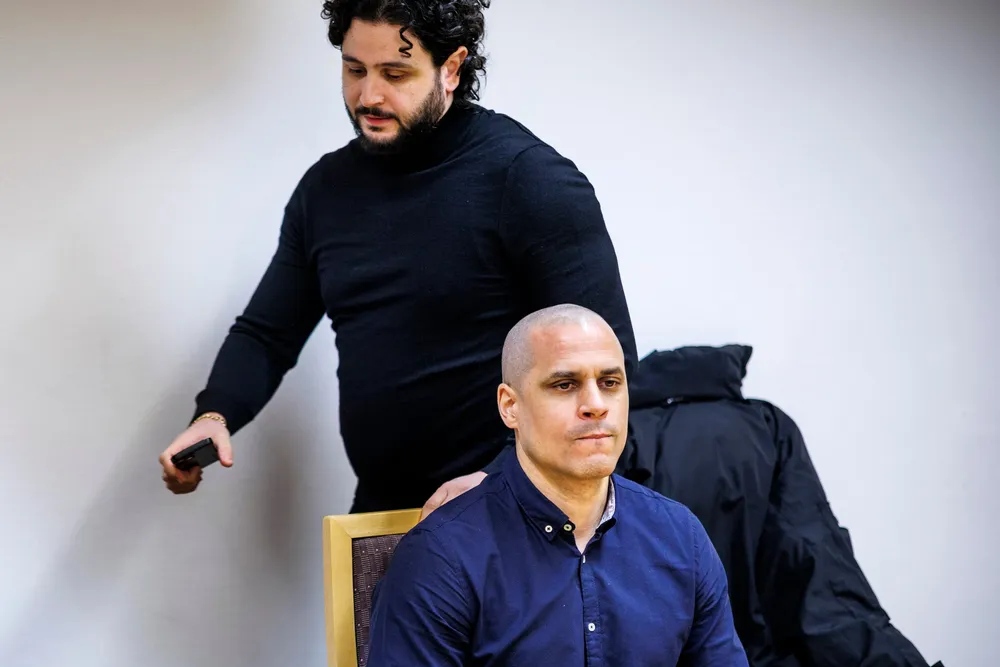 Boligutvikler Christer George møtte som vitne i en rettsak mot Pilot arkitekter tidligere i år. Her er han sammen med Anwar Achour i Kubik Eiendom.