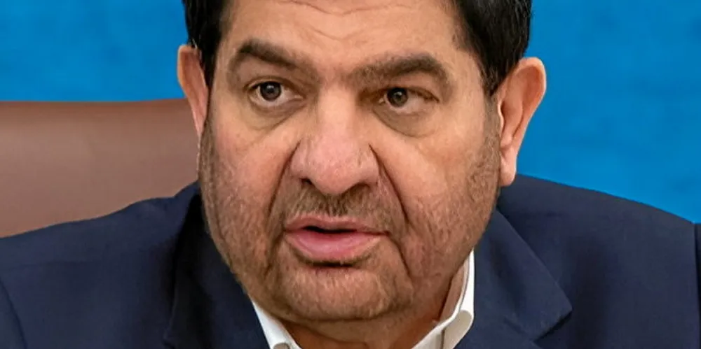 Mohammad Mokhber, acting president of Iran.