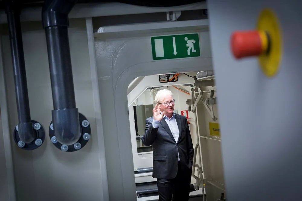 Konsernsjef i Salmar, Trond Williksen, kjøpte i mai aksjer i selskapet for cirka 680.000 kroner, og aksjen var positiv på innsidehandler. Foto: Ole Morten Melgård Foto: Ole Morten Melgård