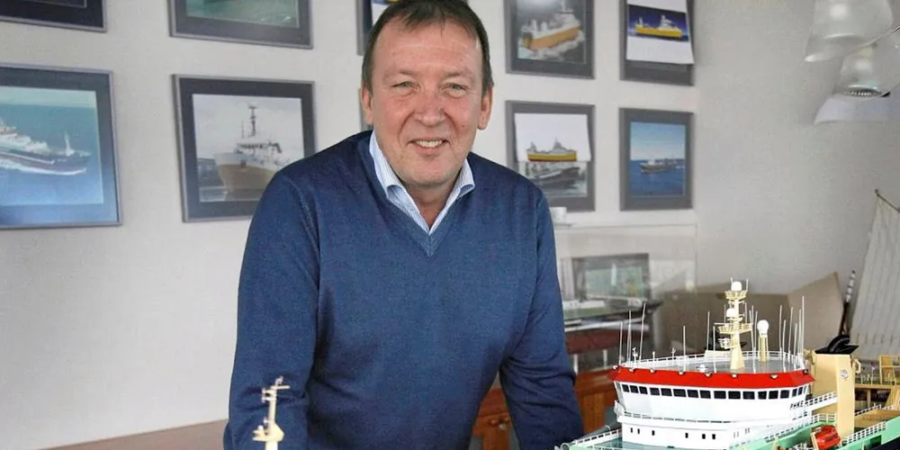 Konsernsjef Diek Parlevliet i Parlevliet van der Plas er styreleder i ENAFA, European North Atlantic Fishery Association, som nå står i spissen for en stemning mot norske myndigheter i Svalbardsonen-konflikten.