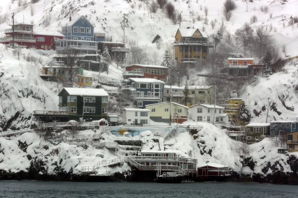 Out in the cold: exploration activities have been delayed offshore St John's, the provincial capital of Newfoundland & Labrador, Canada