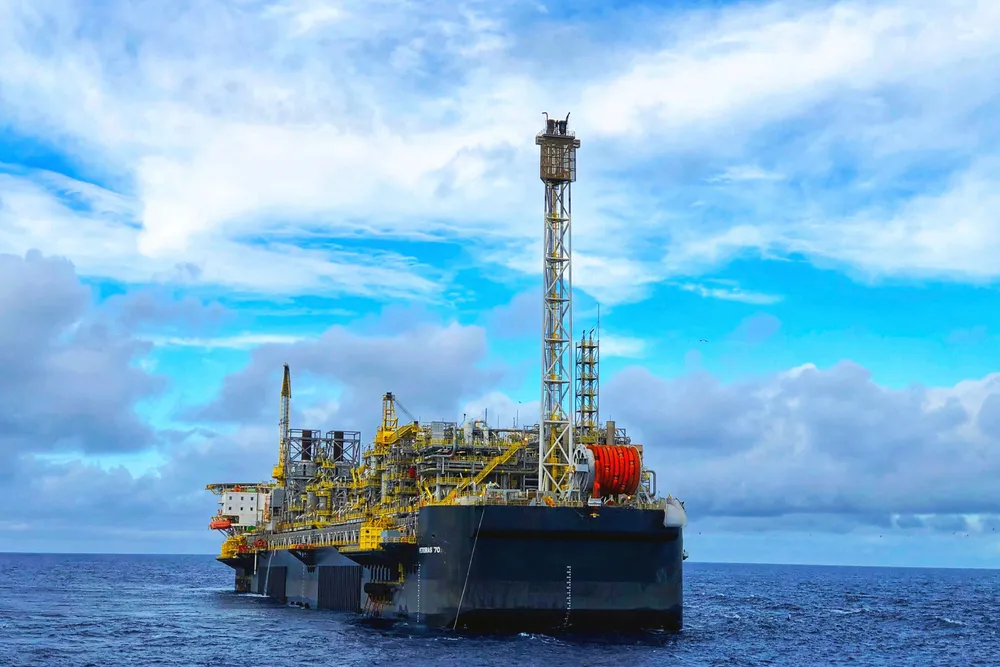 Additional units: the P-70 FPSO producing in the Atapu pre-salt field