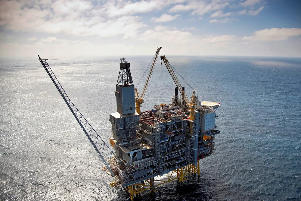 In operation: Equinor's Grane platform on the Norwegian continental shelf
