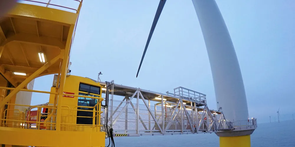 An Orsted offshore wind project in the UK.